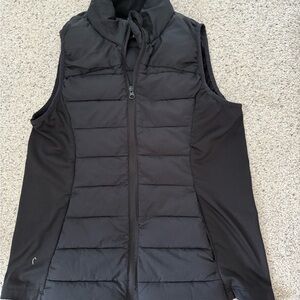 Women's Sleek Black Quilted Vest
